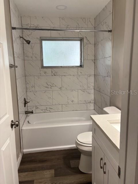 Bathroom, Interior, Marble Walls, Wood Texture Flooring