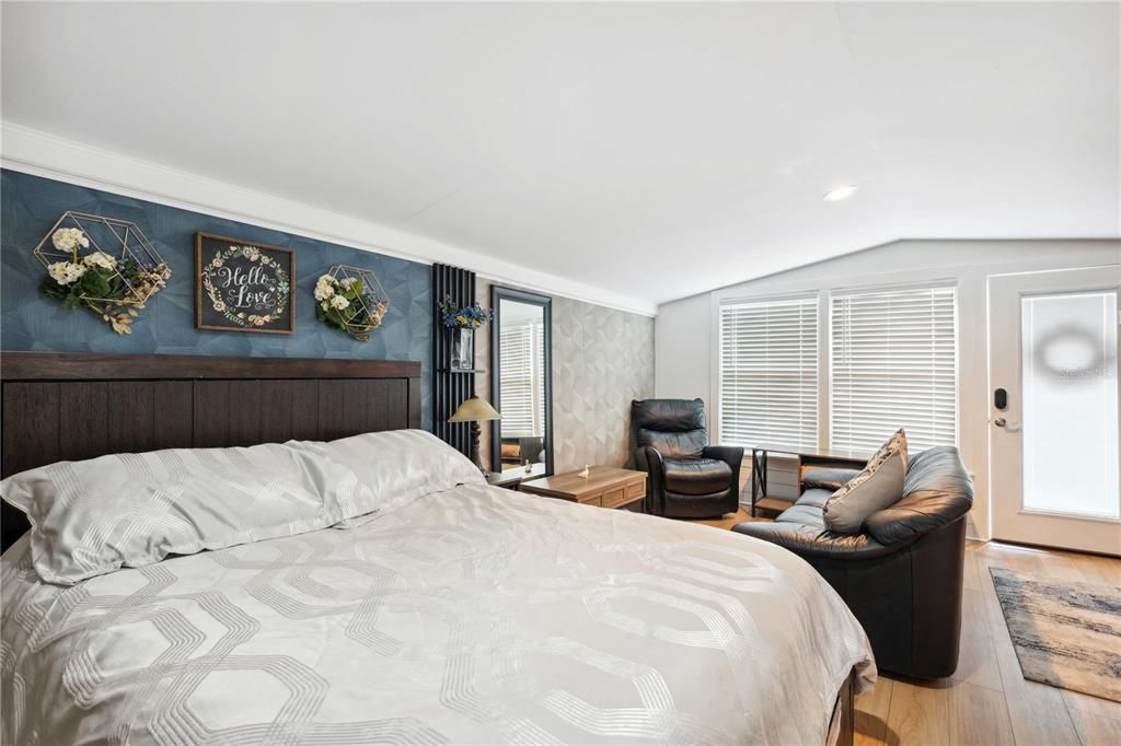 Bedroom, Interior, Wood Texture Flooring