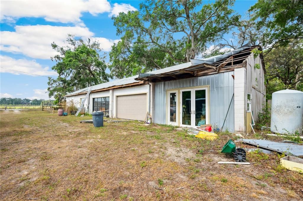 Backyard, Detached Garage, Exterior