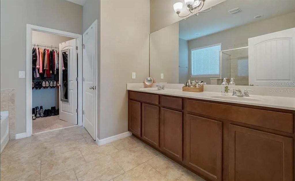 Bathroom, Dual Sink Vanities, Interior, Walk-in Closets
