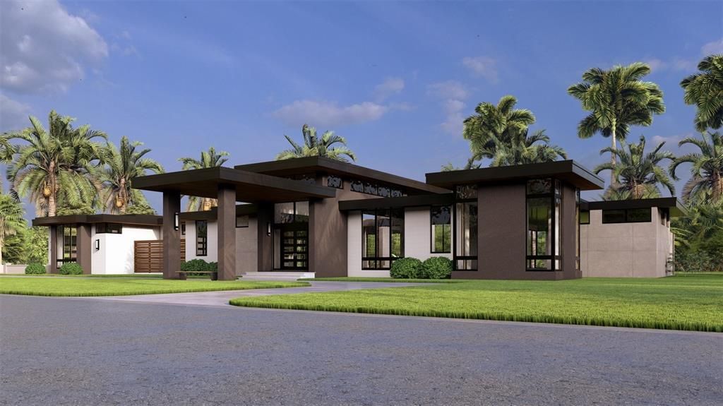 Backyard, Exterior, Facade, Modern