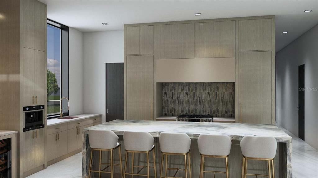 Interior, Kitchen, Recessed Lighting, Stainless Steel Appliances