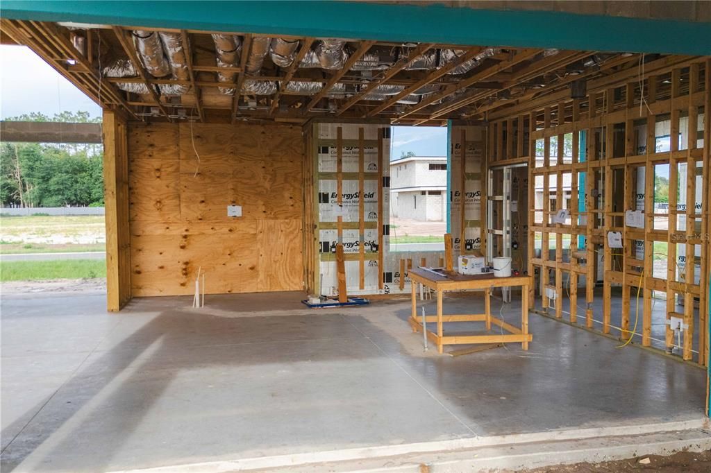 Interior, Wooden Beams, Wooden Walls