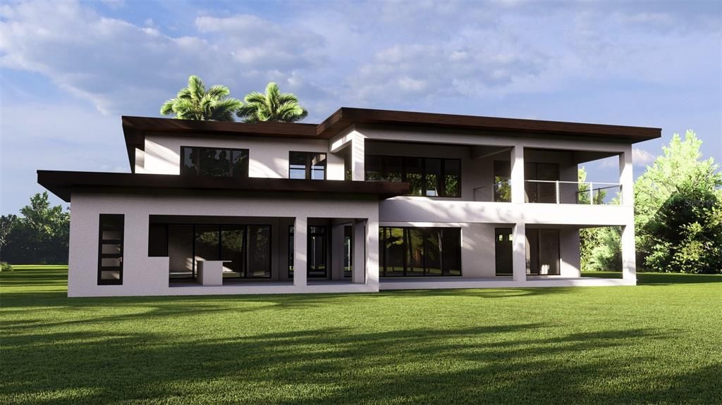 Backyard, Exterior, Facade, Modern