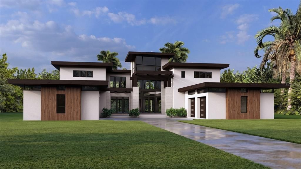 Backyard, Exterior, Facade, Modern