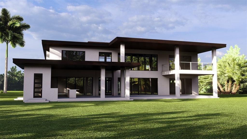 Backyard, Exterior, Facade, Modern