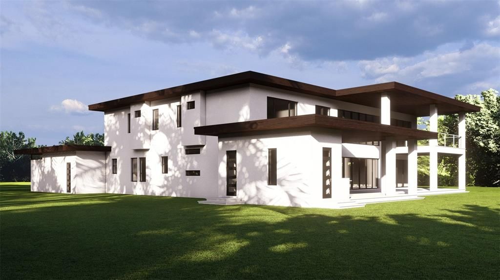 Backyard, Exterior, Facade, Modern