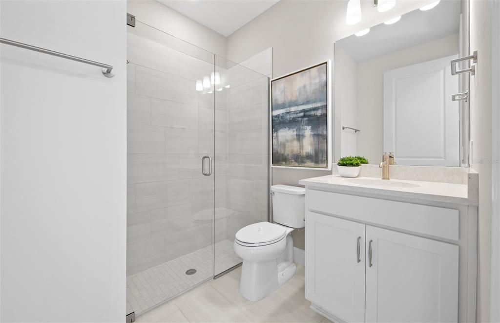 Bathroom, Glass Shower, Interior