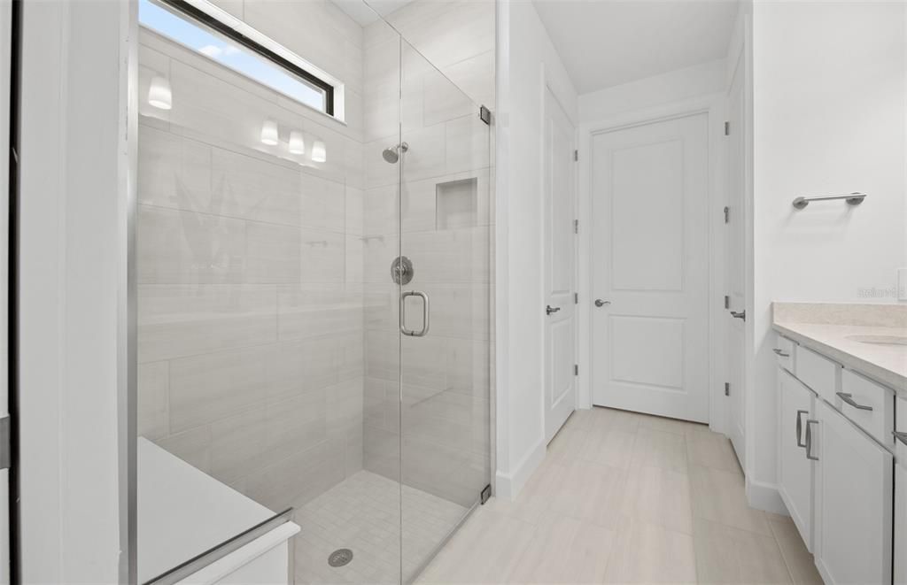 Bathroom, Glass Shower, Interior