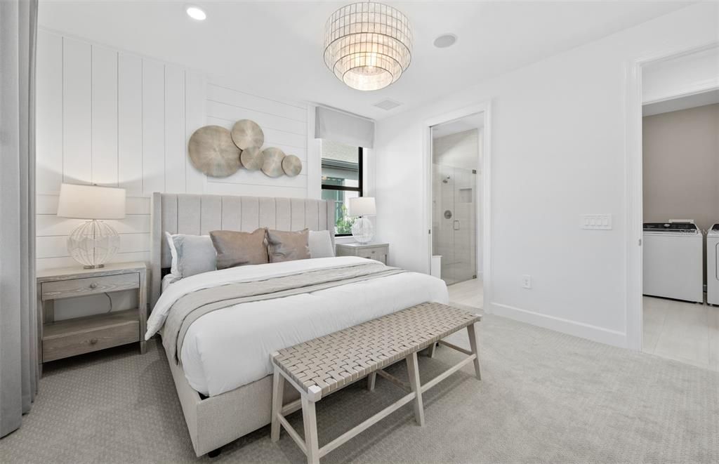 Bedroom, Interior, Recessed Lighting