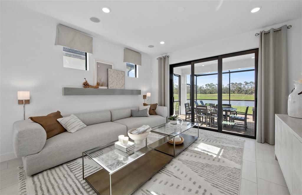 Interior, Living room, Recessed Lighting, Water