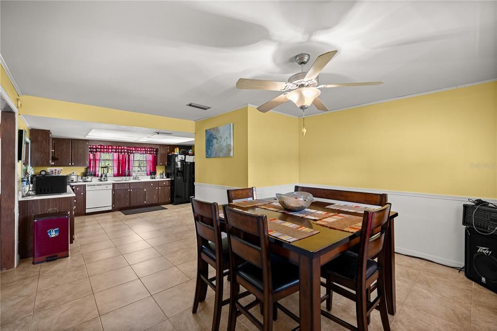 Dining room, Interior, Kitchen