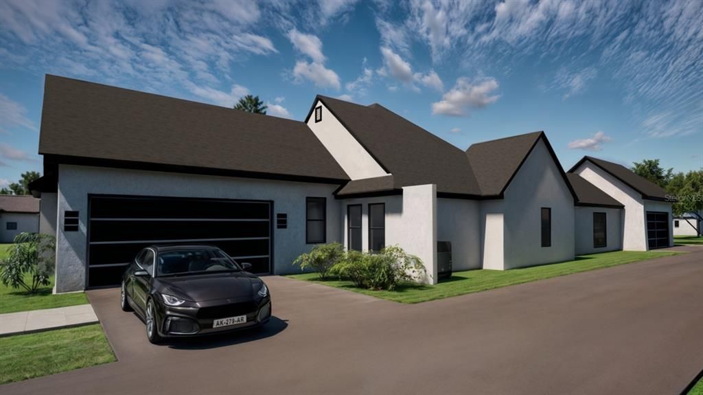 Attached, Exterior, Facade, Farmhouse