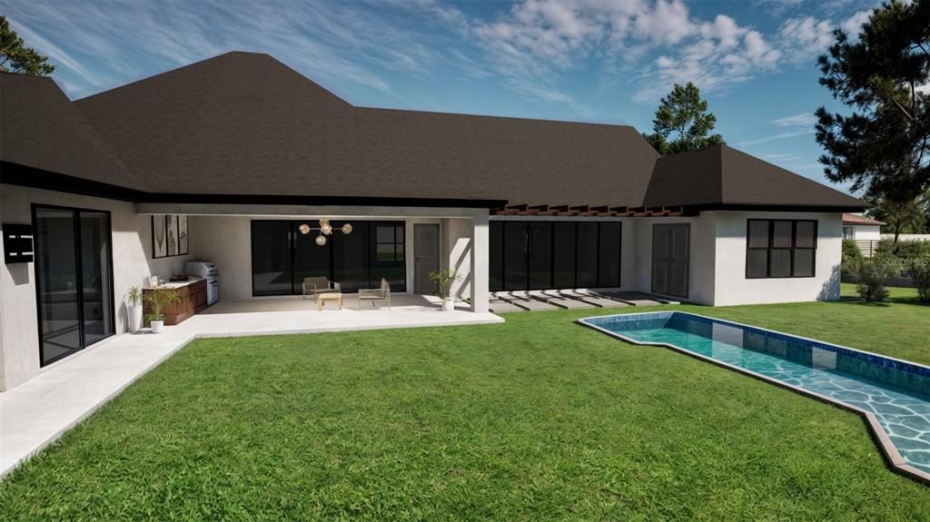 Backyard, Exterior, Pool