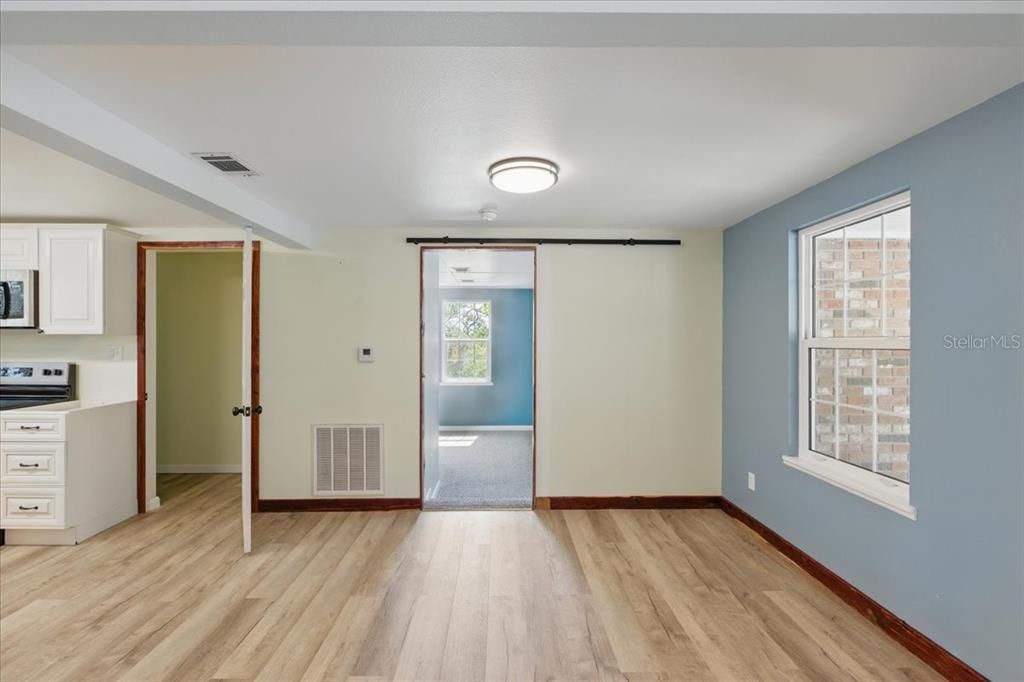 Empty room, Interior, Kitchen, Wood Texture Flooring
