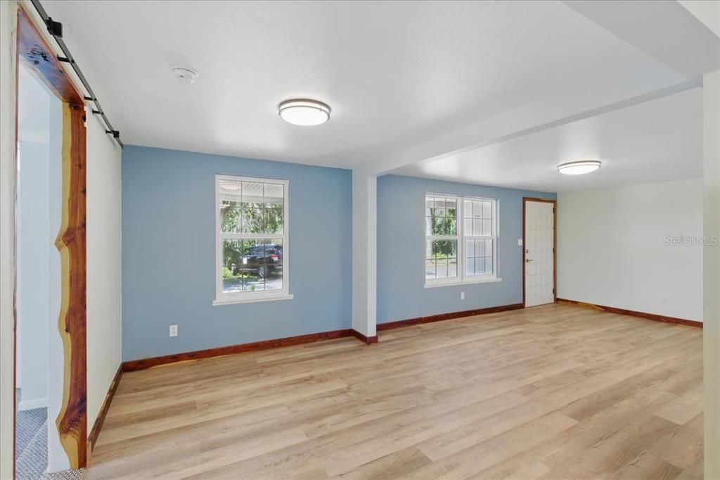 Empty room, Interior, Wood Texture Flooring