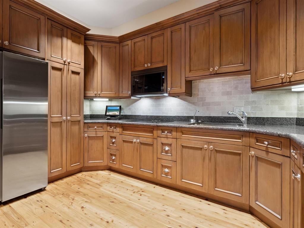 Interior, Kitchen, Wood Texture Flooring