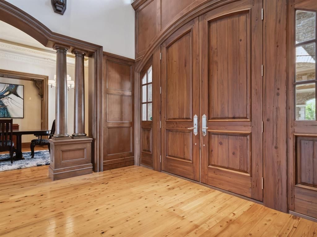 Interior, Wood Texture Flooring, Wooden Walls