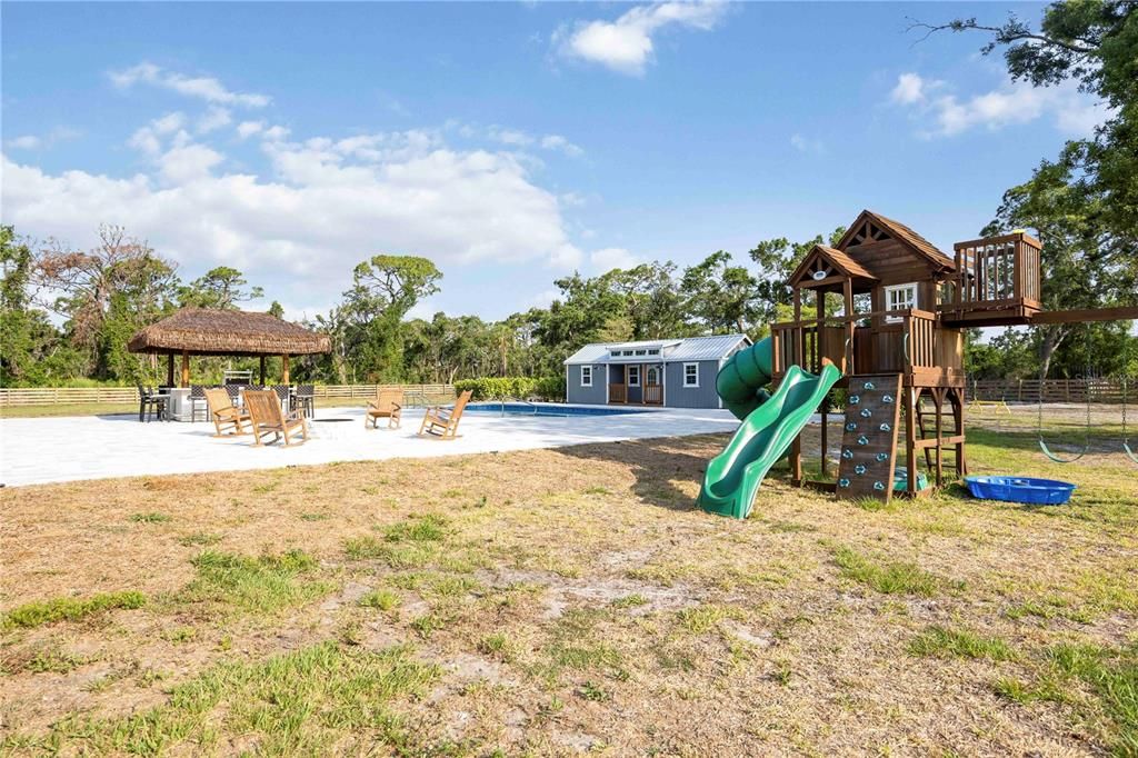 Backyard, Exterior, Playground
