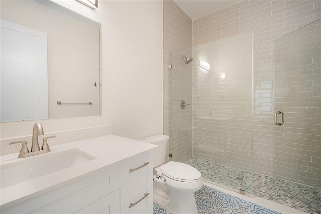 Bathroom, Glass Shower, Interior