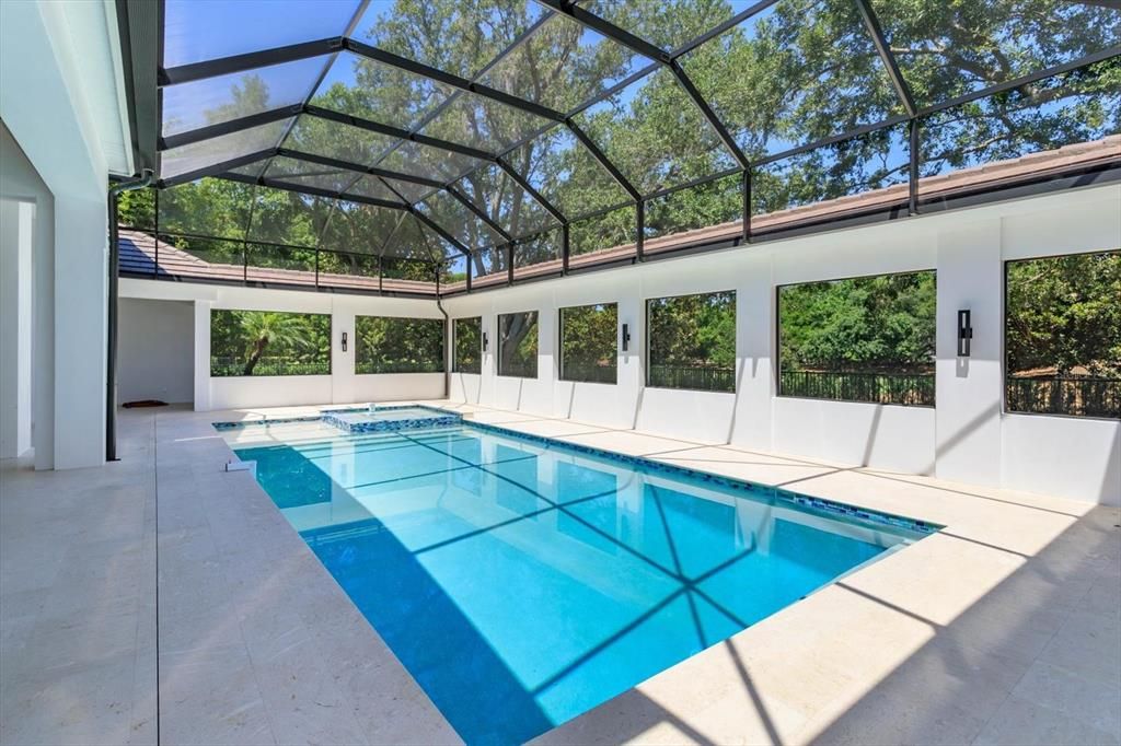 Glass Ceilings, Interior, Pool, Sun Room