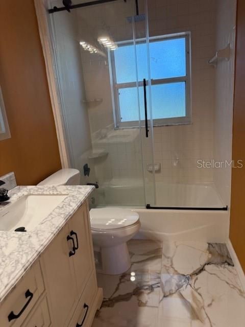 Bathroom, Glass Shower, Interior, Marble