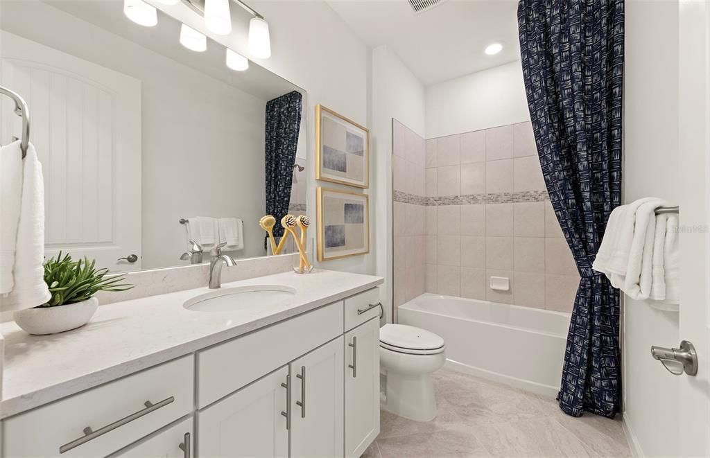 Bathroom, Interior, Recessed Lighting