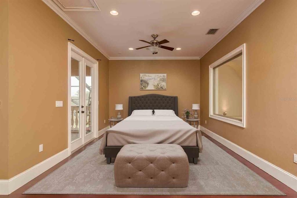 Bedroom, Interior, Recessed Lighting