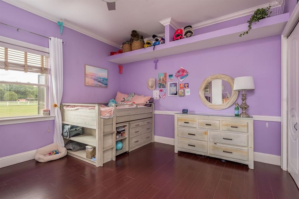 Bedroom, Interior, Wood Texture Flooring