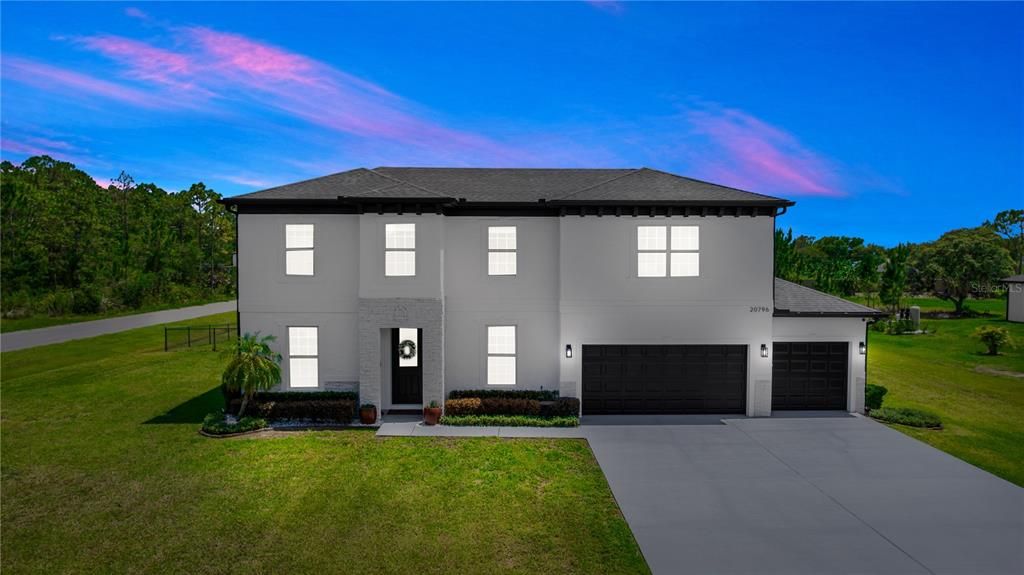 Attached, Backyard, Exterior, Facade, Georgian