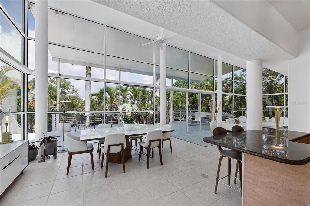 Dining room, Interior, Sun Room