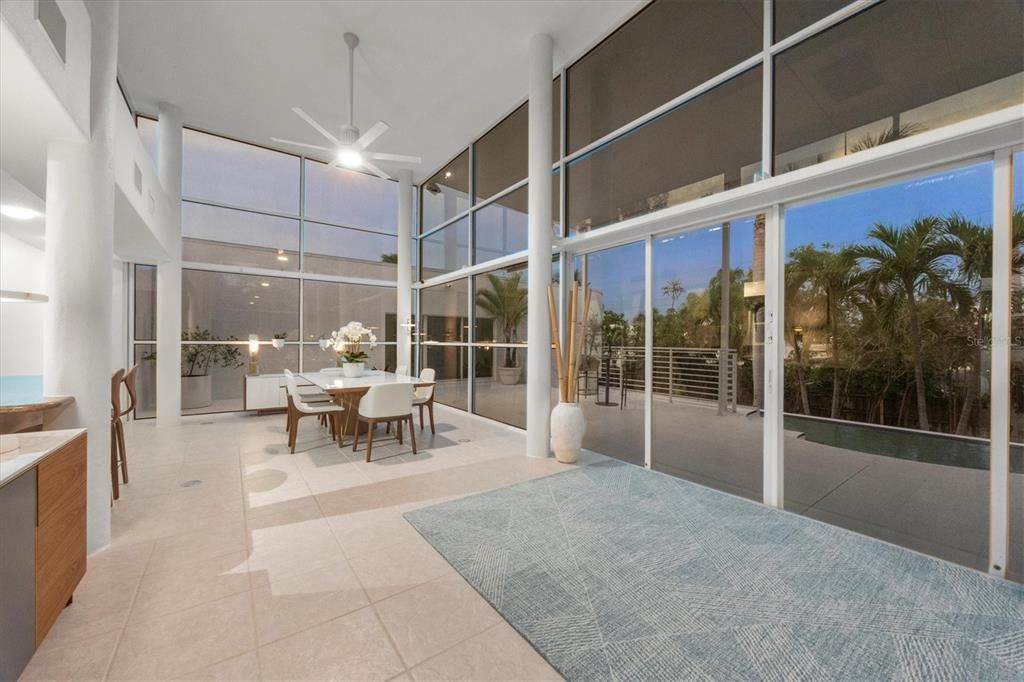 Dining room, Interior, Sun Room
