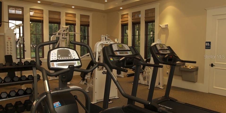 Fitness Equipment, Interior, Recessed Lighting