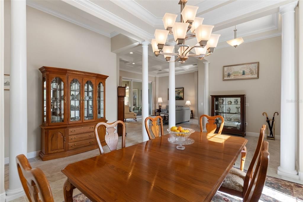 Chandelier, Dining room, Interior