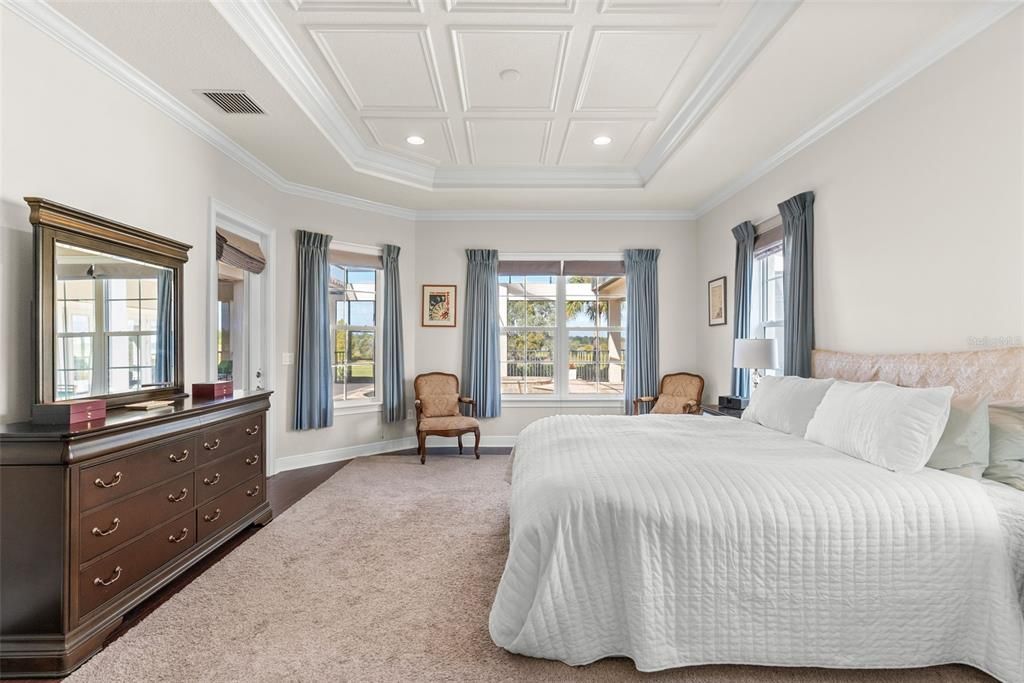 Bedroom, Interior, Recessed Lighting