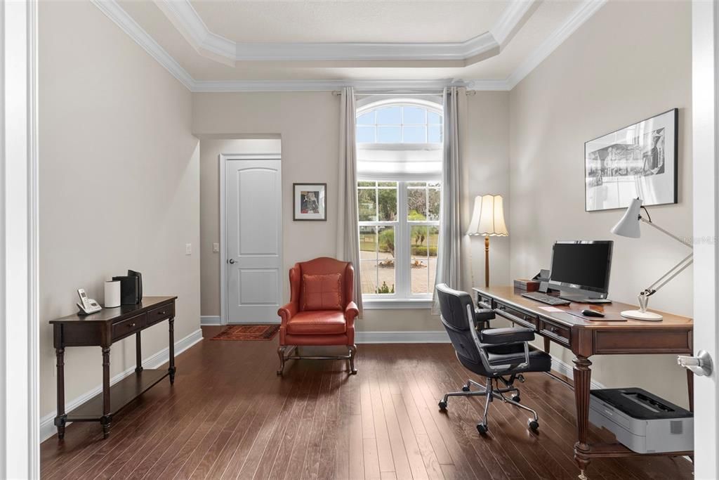 Home Office, Interior, Wood Texture Flooring