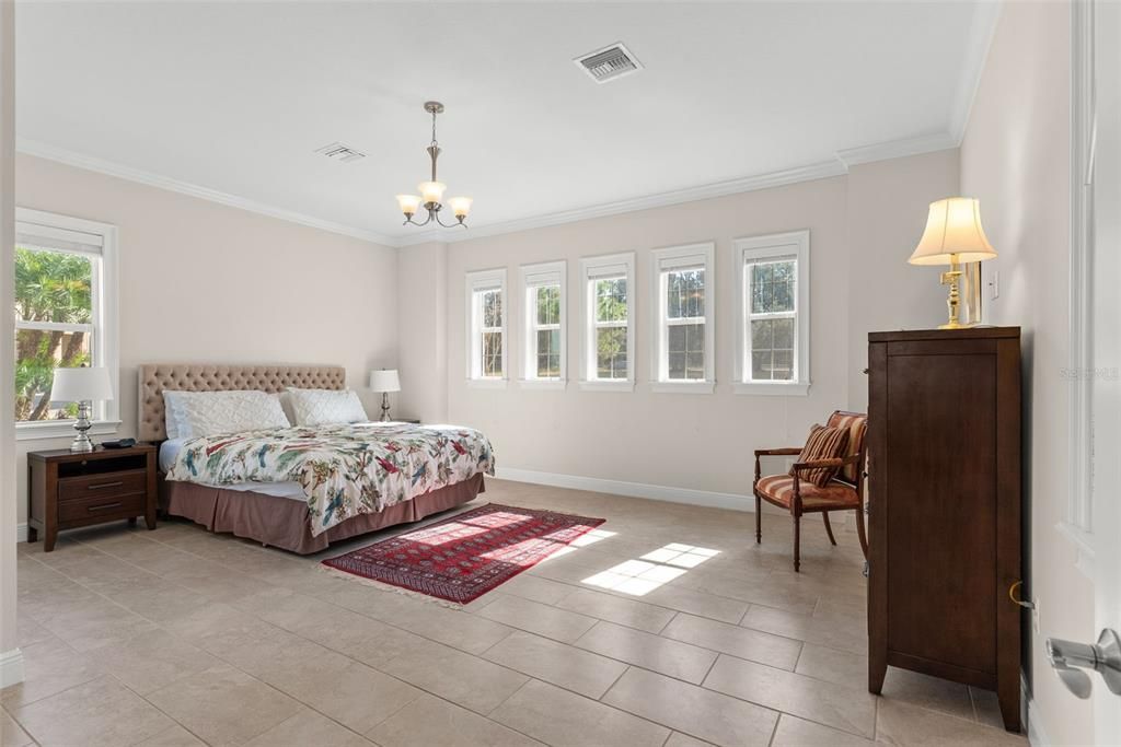 Bedroom, Chandelier, Interior