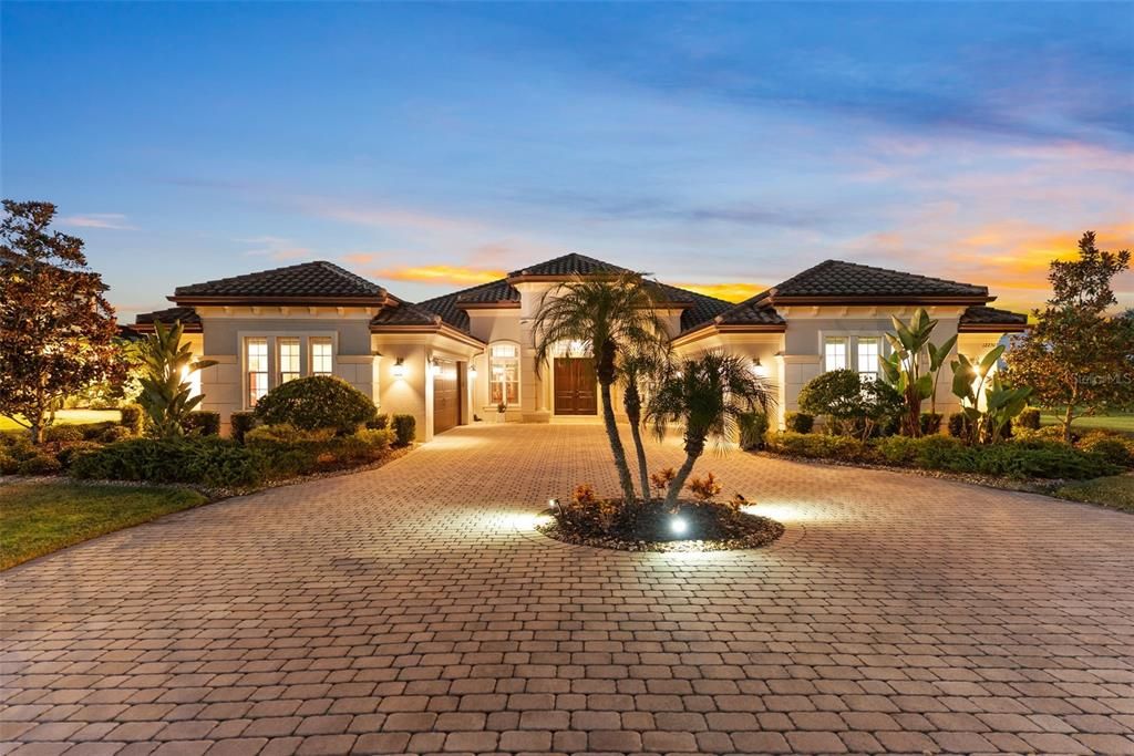 Backyard, Exterior, Facade, Mediterranean