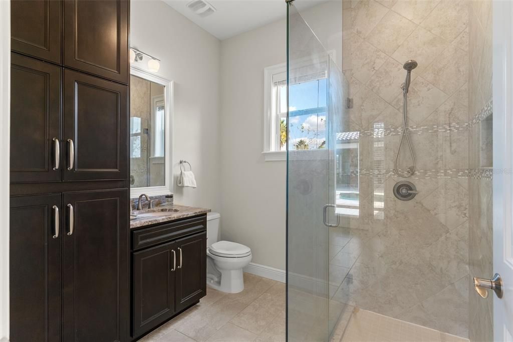 Bathroom, Glass Shower, Interior