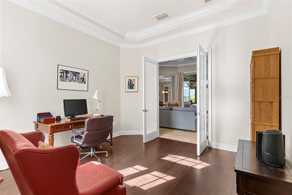 Home Office, Interior, Wood Texture Flooring