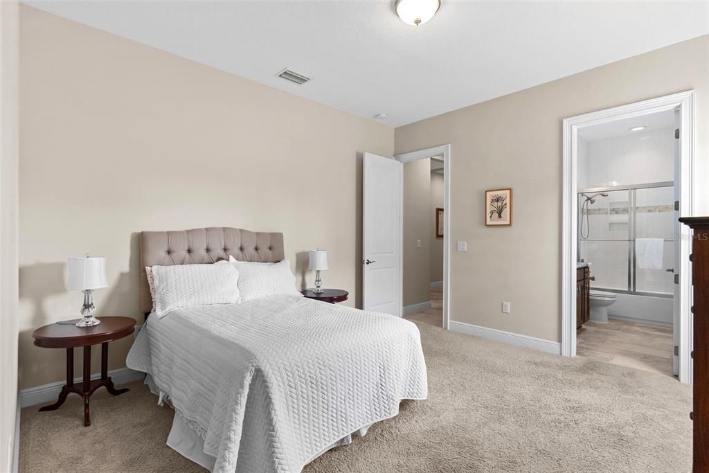 Bathroom, Bedroom, Glass Shower, Interior, Recessed Lighting