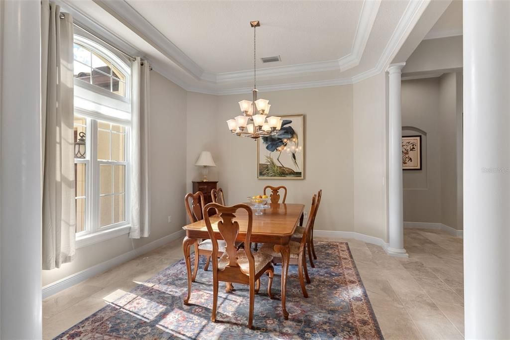 Chandelier, Dining room, Interior