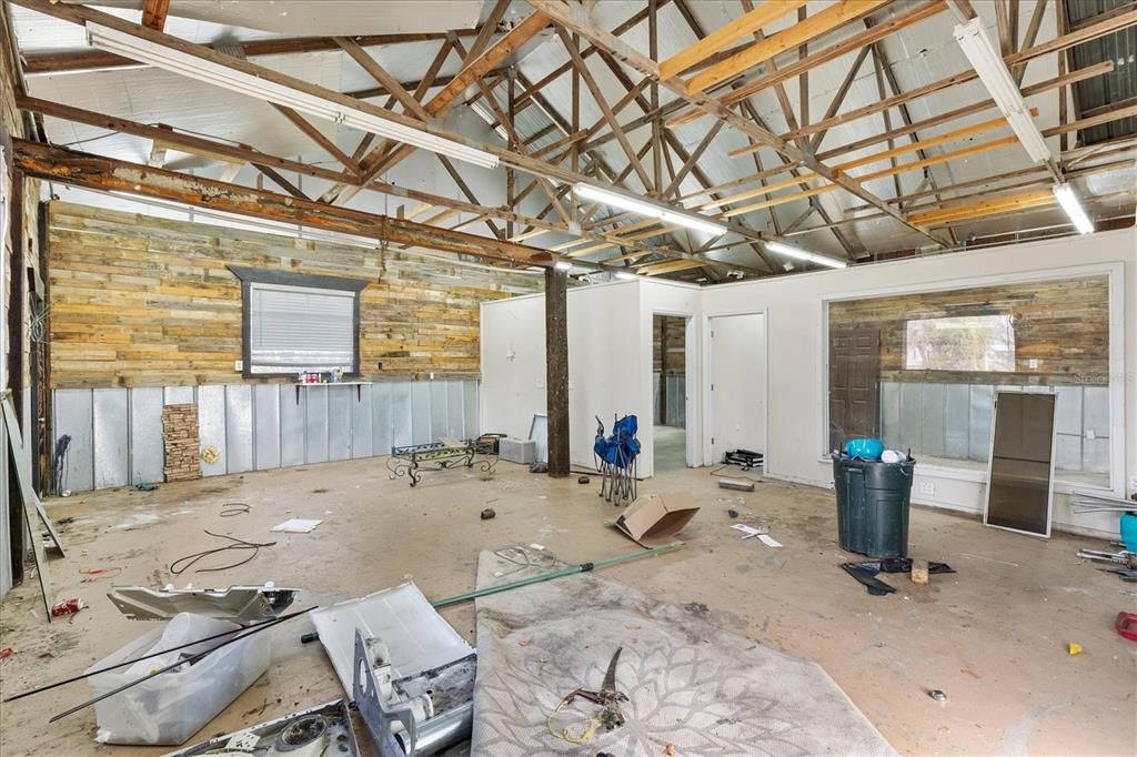 Interior, Wooden Beams, Wooden Walls