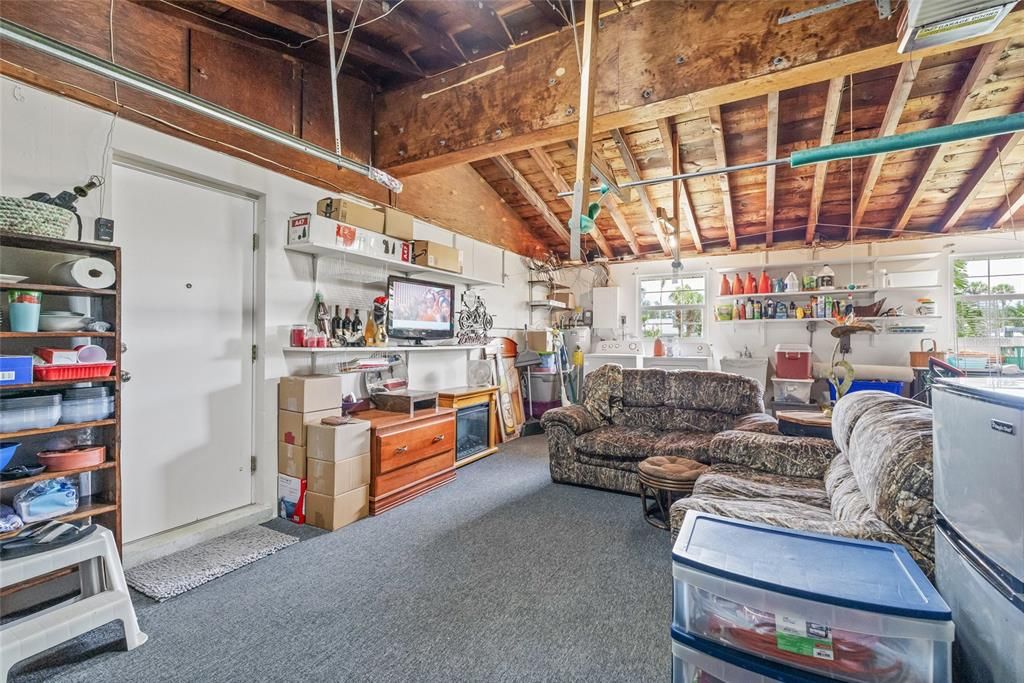 Interior, Living room, Wooden Beams