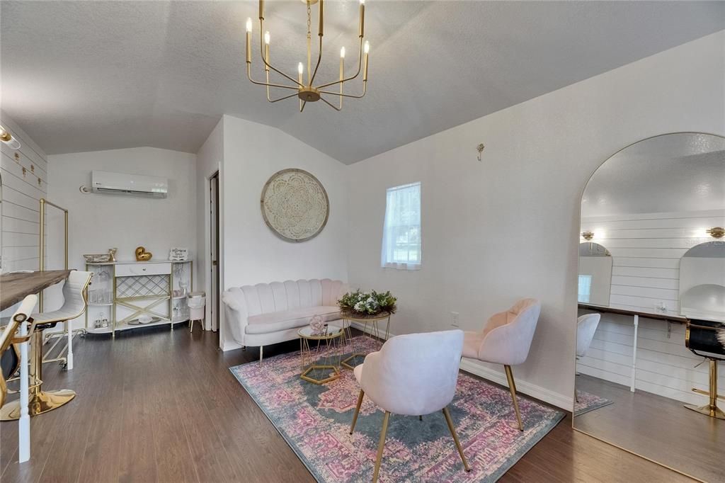 Chandelier, Dining room, Interior, Pendant Lights, Wood Texture Flooring
