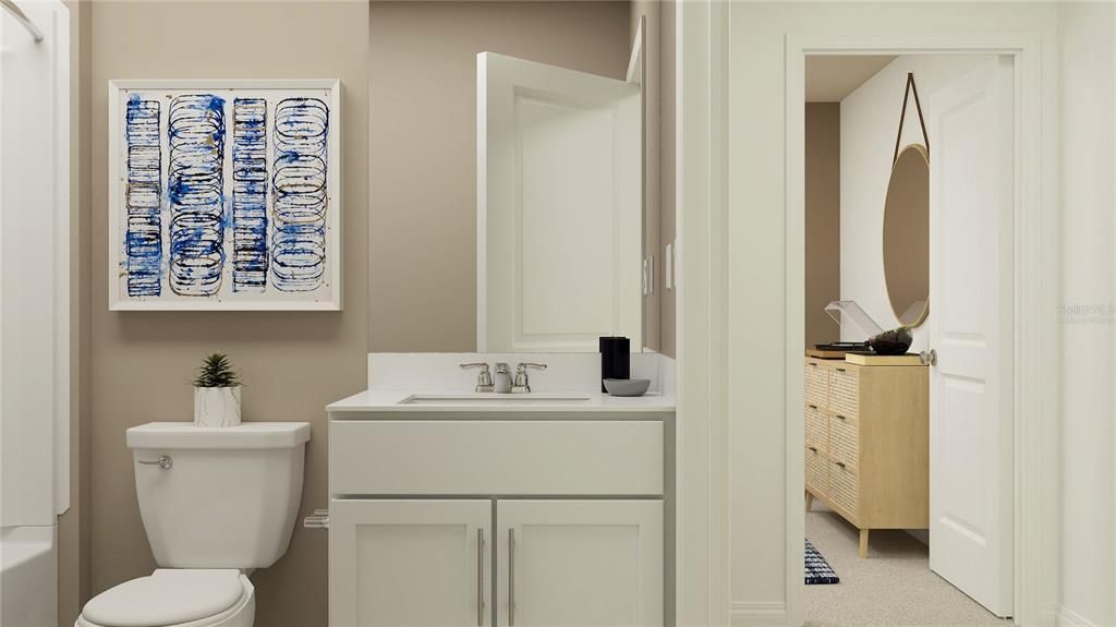 Bathroom, Dual Sink Vanities, Interior