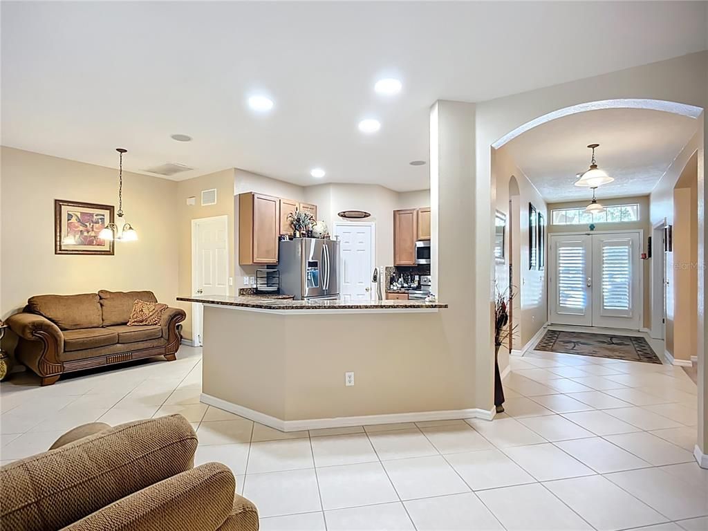 Interior, Kitchen, Pendant Lights, Recessed Lighting