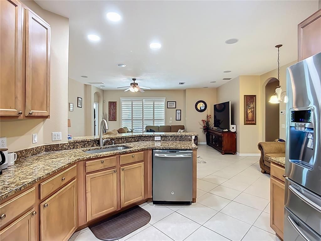 Interior, Kitchen, Pendant Lights, Recessed Lighting