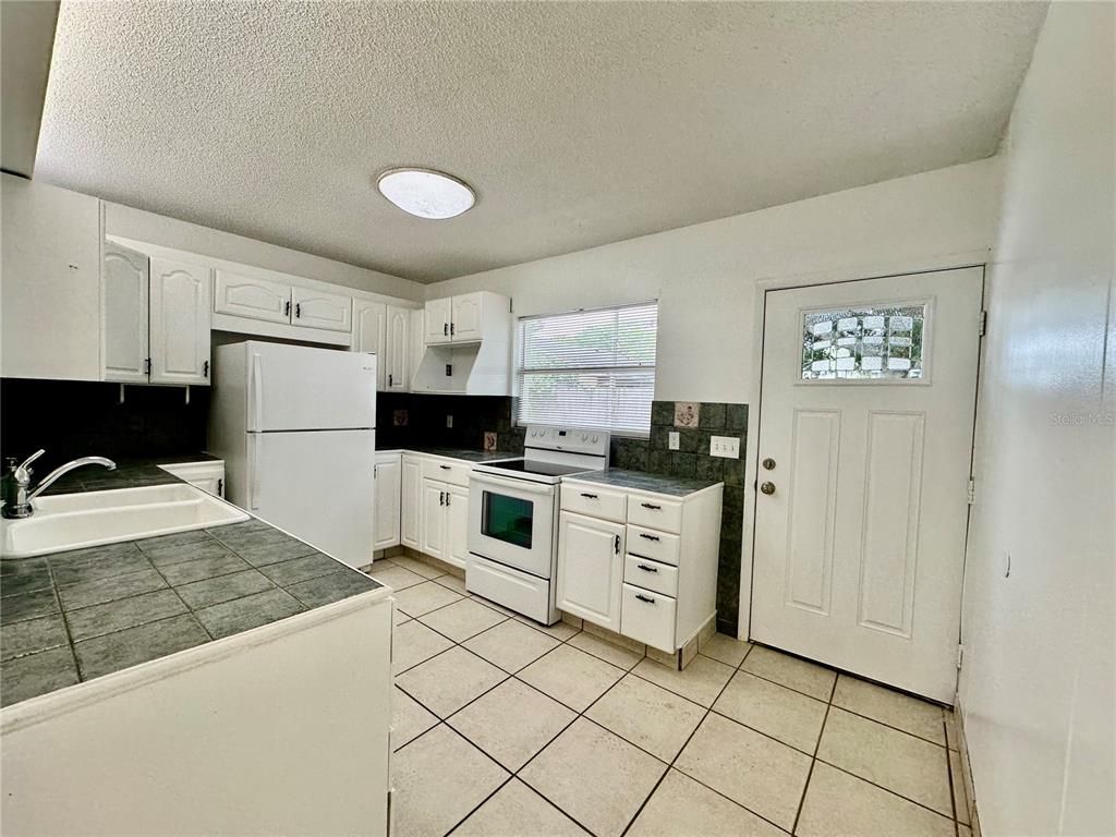 Interior, Kitchen, Tile Countertops