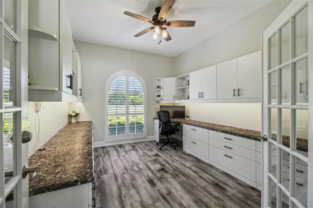 Home Office, Interior, Wood Texture Flooring